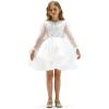 imageK KomForme Mary Jane Shoes with Low Heel Rhinestones Princess Flats Dress Pump Shoes for Little KidBig KidGold Glitter