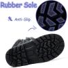 imageK KomForme Boys ampamp Girls Snow Boots Insulated Fur Lined Warm AntiSlip Waterproof Winter Boot ToddlerLittle KidBig KidBlack