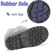imageK KomForme Boys ampamp Girls Snow Boots Insulated Fur Lined Warm AntiSlip Waterproof Winter Boot ToddlerLittle KidBig KidBlack Glitter
