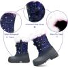 imageK KomForme Boys ampamp Girls Snow Boots Insulated Fur Lined Warm AntiSlip Waterproof Winter Boot ToddlerLittle KidBig KidDark Purple