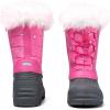imageK KomForme Boys ampamp Girls Snow Boots Insulated Fur Lined Warm AntiSlip Waterproof Winter Boot ToddlerLittle KidBig KidPink