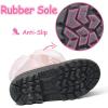 imageK KomForme Boys ampamp Girls Snow Boots Insulated Fur Lined Warm AntiSlip Waterproof Winter Boot ToddlerLittle KidBig KidPink Brilliant