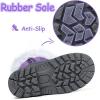 imageK KomForme Boys ampamp Girls Snow Boots Insulated Fur Lined Warm AntiSlip Waterproof Winter Boot ToddlerLittle KidBig KidPurple