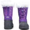 imageK KomForme Boys ampamp Girls Snow Boots Insulated Fur Lined Warm AntiSlip Waterproof Winter Boot ToddlerLittle KidBig KidPurpleMulticolor