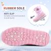 imageK KomForme Kids Snow Boots for Boys Girls Toddler Winter Outdoor Boots Waterproof with Fur Lined ToddlerLittle KidBig KidPearl Pink