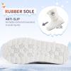 imageK KomForme Kids Snow Boots for Boys Girls Toddler Winter Outdoor Boots Waterproof with Fur Lined ToddlerLittle KidBig KidPearl White