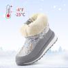 imageK KomForme Kids Snow Boots for Boys Girls Toddler Winter Outdoor Boots Waterproof with Fur Lined ToddlerLittle KidBig KidSpider Print