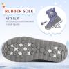 imageK KomForme Kids Snow Boots for Boys Girls Toddler Winter Outdoor Boots Waterproof with Fur Lined ToddlerLittle KidBig KidSpider Print Blue