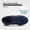 imageRUNSIDE Kids Shoes Boys Girls Sneakers Lightweight Athletic WalkingRunning Tennis ShoesToddlerLittle KidBig KidBnavy