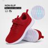 imageRUNSIDE Kids Shoes Boys Girls Sneakers Lightweight Athletic WalkingRunning Tennis ShoesToddlerLittle KidBig KidRed
