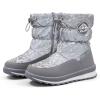 imageK KomForme Kids Snow Boots for Boys Girls Toddler Winter Outdoor Boots Waterproof with Fur Lined ToddlerLittle KidBig KidSpider Print