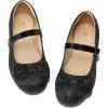 imageK KomForme Girls Ballet Flats NonSlip Soft Mary Jane Walking Party Dress Shoes for ToddlerLittle KidBig KidBlack Glitter