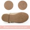imageK KomForme Girls Ballet Flats NonSlip Soft Mary Jane Walking Party Dress Shoes for ToddlerLittle KidBig KidGold Glitter