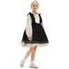 imageK KomForme Girls Ballet Flats NonSlip Soft Mary Jane Walking Party Dress Shoes for ToddlerLittle KidBig KidGold Glitter