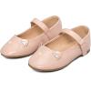 imageK KomForme Girls Ballet Flats NonSlip Soft Mary Jane Walking Party Dress Shoes for ToddlerLittle KidBig KidNude Cat
