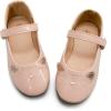 imageK KomForme Girls Ballet Flats NonSlip Soft Mary Jane Walking Party Dress Shoes for ToddlerLittle KidBig KidNude Cat
