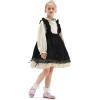 imageK KomForme Girls Ballet Flats NonSlip Soft Mary Jane Walking Party Dress Shoes for ToddlerLittle KidBig KidPink Glitter