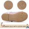 imageK KomForme Girls Ballet Flats NonSlip Soft Mary Jane Walking Party Dress Shoes for ToddlerLittle KidBig KidPurple Glitter