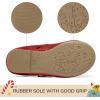 imageK KomForme Girls Ballet Flats NonSlip Soft Mary Jane Walking Party Dress Shoes for ToddlerLittle KidBig KidRed Glitter
