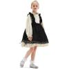 imageK KomForme Girls Ballet Flats NonSlip Soft Mary Jane Walking Party Dress Shoes for ToddlerLittle KidBig KidSilver Glitter
