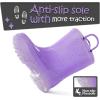 imageK KomForme Girls Rain BootsKids Glitter Waterproof Boots with Easyon HandlesPurple