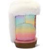 imageK KomForme Girls Snow Boots Warm Fur Lined Glitter Strap Winter Shoes Lightweight with HookandloopToddlerLittle KidsBig KidsNew Rainbow