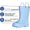 imageK KomForme Kids Girls ampamp Boys Rain Boots with Easyon Handles Waterproof OutdoorsBlue