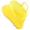 imageK KomForme Kids Girls ampamp Boys Rain Boots with Easyon Handles Waterproof OutdoorsYellow
