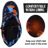 imageK KomForme Boys Girls Snow Boots Waterproof Winter Outdoor BootsToddlerLittle KidBig KidBlackBlue