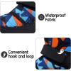imageK KomForme Boys Girls Snow Boots Waterproof Winter Outdoor BootsToddlerLittle KidBig KidBlackBlue