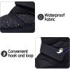 imageK KomForme Boys Girls Snow Boots Waterproof Winter Outdoor BootsToddlerLittle KidBig KidBlackn