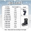 imageK KomForme Boys Girls Snow Boots Waterproof Winter Outdoor BootsToddlerLittle KidBig KidDinosaur