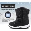 imageK KomForme Boys Girls Snow Boots Waterproof Winter Outdoor BootsToddlerLittle KidBig KidDinosaur