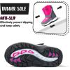 imageK KomForme Boys Girls Snow Boots Waterproof Winter Outdoor BootsToddlerLittle KidBig KidPink