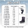imageK KomForme Boys Girls Snow Boots Waterproof Winter Outdoor BootsToddlerLittle KidBig KidPink Heart