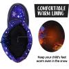 imageK KomForme Boys Girls Snow Boots Waterproof Winter Outdoor BootsToddlerLittle KidBig KidStar