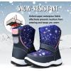 imageK KomForme Boys Girls Snow Boots Waterproof Winter Outdoor BootsToddlerLittle KidBig KidStar