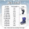 imageK KomForme Boys Girls Snow Boots Waterproof Winter Outdoor BootsToddlerLittle KidBig KidStar