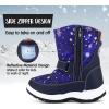 imageK KomForme Boys Girls Snow Boots Waterproof Winter Outdoor BootsToddlerLittle KidBig KidStar