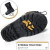 imageK KomForme Snow Boots for Boys ampamp Girls Warm Waterproof Slip Resistant Winter Shoes ToddlerLittle KidBig KidBlacksnow