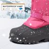 imageK KomForme Snow Boots for Boys ampamp Girls Warm Waterproof Slip Resistant Winter Shoes ToddlerLittle KidBig KidPinksnow