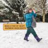 imageK KomForme Snow Boots for Boys ampamp Girls Warm Waterproof Slip Resistant Winter Shoes ToddlerLittle KidBig KidPurpleheart
