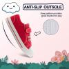 imageK KomForme Toddler Shoes Boys Girls Canvas Sneakers Size 413Ared