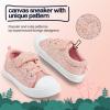 imageK KomForme Toddler Shoes Boys Girls Canvas Sneakers Size 413Glitter Pink