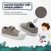 imageK KomForme Toddler Shoes Boys Girls Canvas Sneakers Size 413Grey