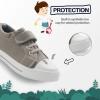 imageK KomForme Toddler Shoes Boys Girls Canvas Sneakers Size 413Grey
