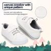 imageK KomForme Toddler Shoes Boys Girls Canvas Sneakers Size 413Offwhite