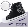 imageK KomForme Toddler Sneakers Girls Canvas High Top Walking Shoes with Hook and LoopsAngel Unicorn