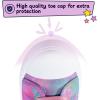 imageK KomForme Toddler Sneakers Girls Canvas High Top Walking Shoes with Hook and LoopsColorful