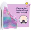 imageK KomForme Toddler Sneakers Girls Canvas High Top Walking Shoes with Hook and LoopsColorful